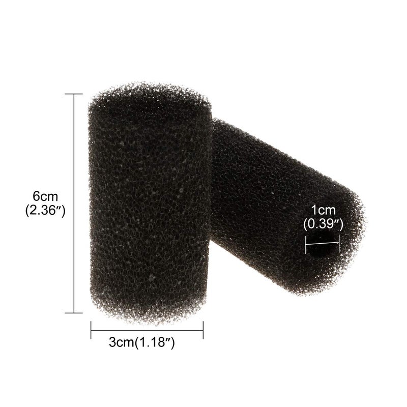 Senzeal 4PCS Pre-Filter Foam Sponge Roll Aquarium Filter Intake Cover for Aquarium Fish Tank(Small) - Image 2